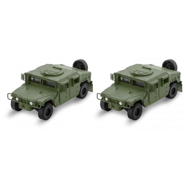 MICRO TRAINS 499 45 953 Woodland Desert Camo Humvee 2-Pack N Scale - Yankee  Dabbler