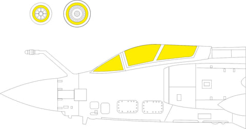 Eduard 1/48 paint mask Buccaneer S.2B for Airfix - EX1034