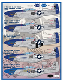 Furball 1/48 decals for P-51B/D Mustangs Meyer's Maulers Part II - 48-095