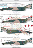 PK Decals 1/48 48-008 USAFE PHANTOMS 1/48 F-4D/E for ZOUKEI-MURA and Meng