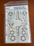 SuperScale Decals 1:32 #MS320257 P-51D Mustangs for Tamiya or Revell