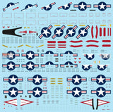 Bullseye 1/48 Decals 48-040 CAW 19 USS Ticonderoga '67 Skyhawk Skyraider F-8E