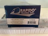Rapido Trains HO Scale 124045 Lightweight Diner Norfolk & Western #494