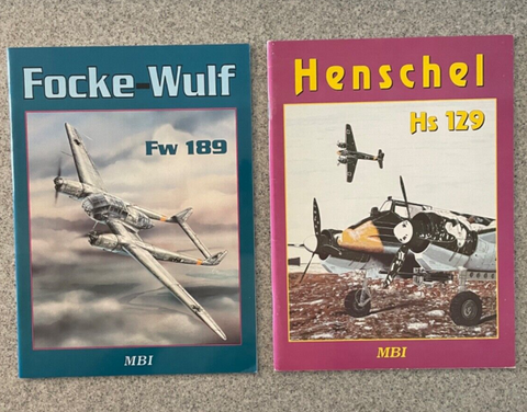 MBI Focke Wulf 189 and Henschel Hs 129 2 book package