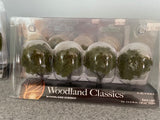 Woodland Scenics Early Light Trees 4 pack Bundle - See Description