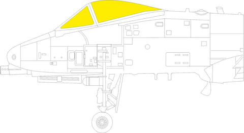 Eduard 1/48 paint mask A-10C for Great Wall Hobby - EX1049