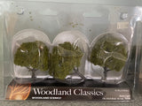 Woodland Scenics Early Light Trees 4 pack Bundle - See Description