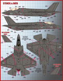 Furball 1/48 decals F-35C Anthology Part VI for the Tamiya Kit - 48-097