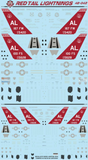 Bullseye 1/48 Decals 48-042 F-35A Lightning II - Red Tail Lightnings for Tamiya