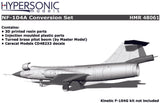 Hypersonic Models 1/48 Resin NF-104A Conversion Set (for Kinetic) HMR-48061