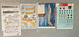 1:32 Decal Package for Tamiya, Hasegawa, Special Hobby, etc 5 sheets in lot