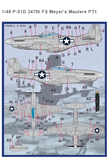 Furball 1/48 decals for P-51B/D Mustangs Meyer's Maulers Part I - 48-094