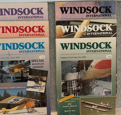 Wind Sock Magazine Volume 8 all 6 issues-see description-