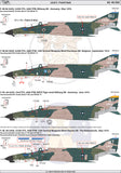 PK Decals 1/48 48-008 USAFE PHANTOMS 1/48 F-4D/E for ZOUKEI-MURA and Meng