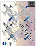 Furball 1/48 decals for P-51B/D Mustangs Meyer's Maulers Part II - 48-095