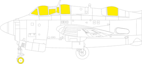 Eduard 1/48 paint mask Gannet AS.1/ AS.4 for Airfix - EX1016