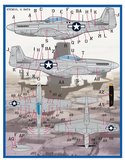 Furball 1/48 decals for P-51B/D Mustangs Meyer's Maulers Part II - 48-095