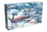 Eduard 1/72 Scale P-51D Aces Of The Eighth - plastic kit #2147 Dual Combo