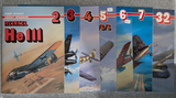 AJ Press 7 volume set He 111, Fw-190, Bf 110 etc