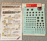 1:32 Decal Package for Tamiya, Hasegawa, Special Hobby, etc 5 sheets in lot