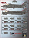 Furball 1/48 decals F-35C Anthology Part VI for the Tamiya Kit - 48-097