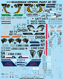 Speed Hunter 1/48 decal 48035 for Guardian Vipers II F-16C and D for Kinetic