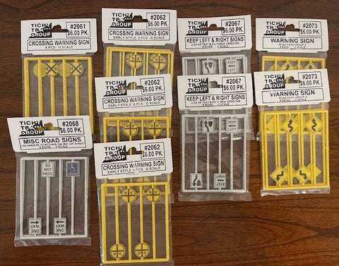 Tichy Train Group O Scale Miscellaneous signs Bundle - 9 packs