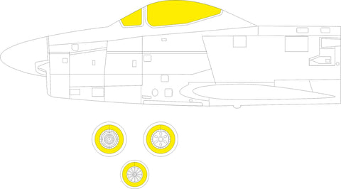 Eduard 1/48 mask F-86D for Revell kit - EX940