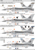 PK Decals 1/48 48-007 Early USAFE HIGH FLYERS for Kinetic