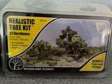 Woodland Scenics 2 Realistic Tree Kits (Deciduous) - 1pk of 21 and 1 pack of 6