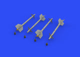 Brassin 1/32 Scale Set of 4 US AIM-9M/L Missiles - #632141