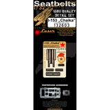 HGW 1/32 scale I-153 Chaika Seatbelts for aircraft kit - 132603