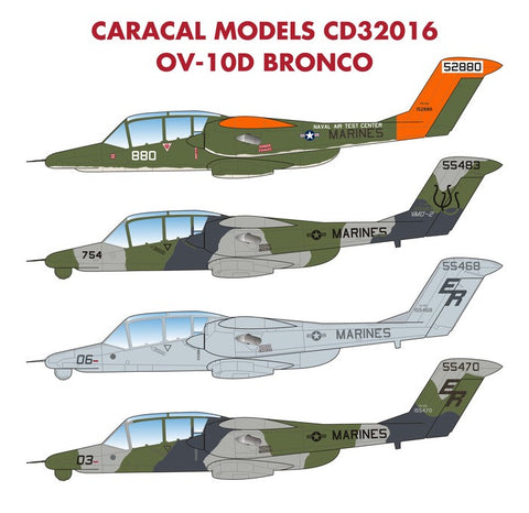 Caracal 1/32 decal OV-10D Bronco - CD32016