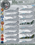 Furball 1/48 decal Lo Viz Devil Dog Scooters for Hasegawa / Monogram