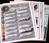 Furball 1/48 decal Lo Viz Devil Dog Scooters for Hasegawa / Monogram