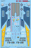 Caracal 1/48 decals CD48073 Pt 1 for the RF-101C by Kitty Hawk