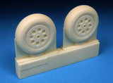 Barracuda Cast 1/48 Meteor Mk. 8 Main and Nose Wheel Set - BR48304