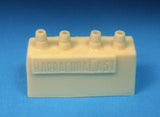 Barracuda Cast 1/72 Spitfire Four Slot Block Tread Mainwheels - BR72316