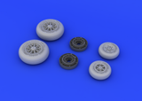 Eduard 1/48 Brassin F-104 undercarriage wheels late Hasegawa - 648181