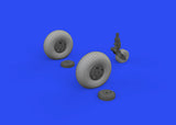 Eduard Brassin 1/48 scale Mosquito resin wheels for Tamiya - 648746