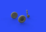 Eduard 1/48 Brassin Bf 109G-2 wheels for Eduard kit - 648295