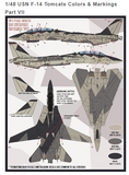 Furball Decals 1/48 Heater-Ferris F-14A Tomcats Colors & Markings Pt.VII FDS4815