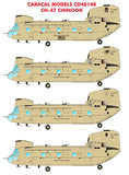 Caracal 1/48 decals CD48148 - CH-47 Chinook for the Italeri kit