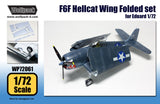 Wolfpack 1/72 scale resin F6F Hellcat folding wings for Eduard kit - WP72061