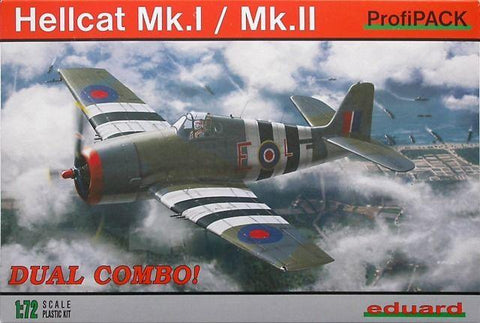 Eduard 1:72 scale Hellcat Mk. I / Mk. II ProfiPACK Dual Combo aircraft kit 7078