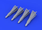 Eduard 1/72 scale Brassin AIM-4G missiles x 4 - 672056