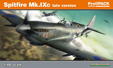 Eduard 1/48 scale Spitfire Mk. IXc late version aircraft kit - 8281