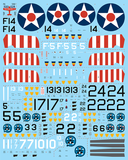 Fundekals 1/48 decals for Grumman F4F Wildcats - FUN48034