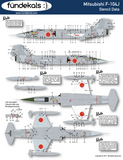 Fundekals 1/32 decals Lockheed F-104J/DJ Eiko Stencils for aircraft kits - 32010