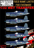 HGW 1/32 wet transfers for F4U-1A Corsair VF-17 Jolly Rogers Part 3 - 232907